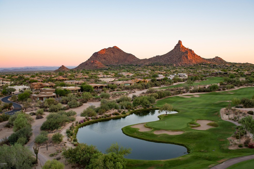 Troon CC Aerial View Towards Home