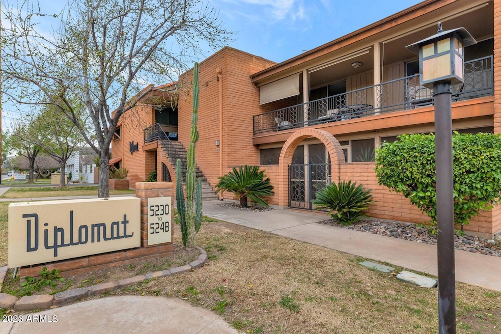 Front entrance to complex