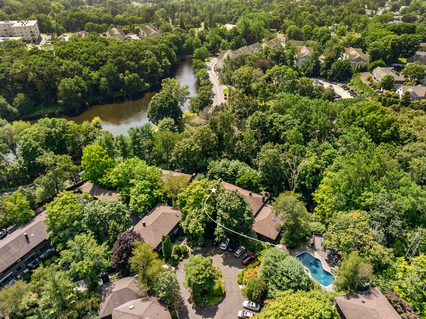 Welcome to Canaan Close. The star shows townhouse 
