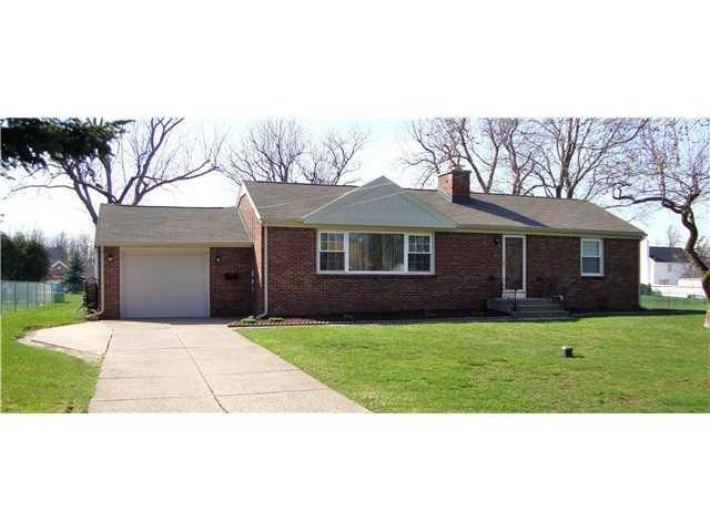 Exterior Front. All brick Ranch home with attached