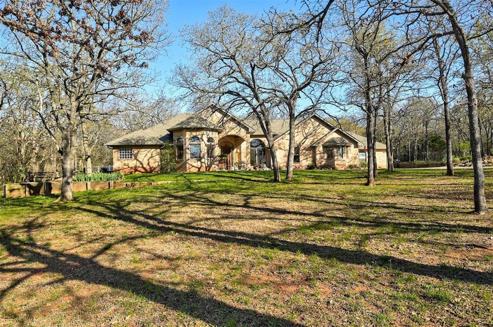 View of front of home with a front yard