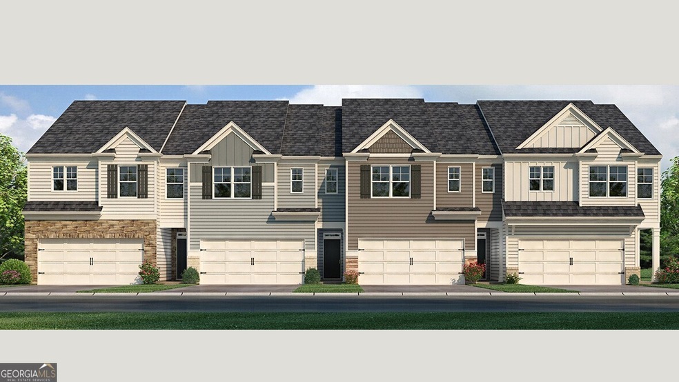 Townhome exterior rendering
