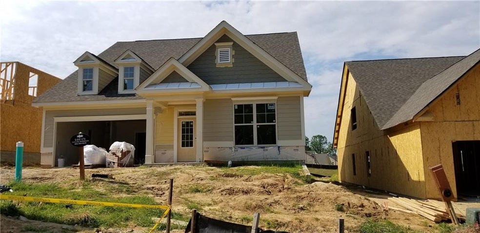 Russell A home design.  This is the actual home be