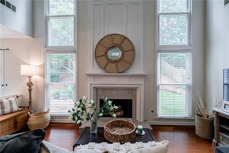 Plenty of Natural Light from the 2 Story Windows