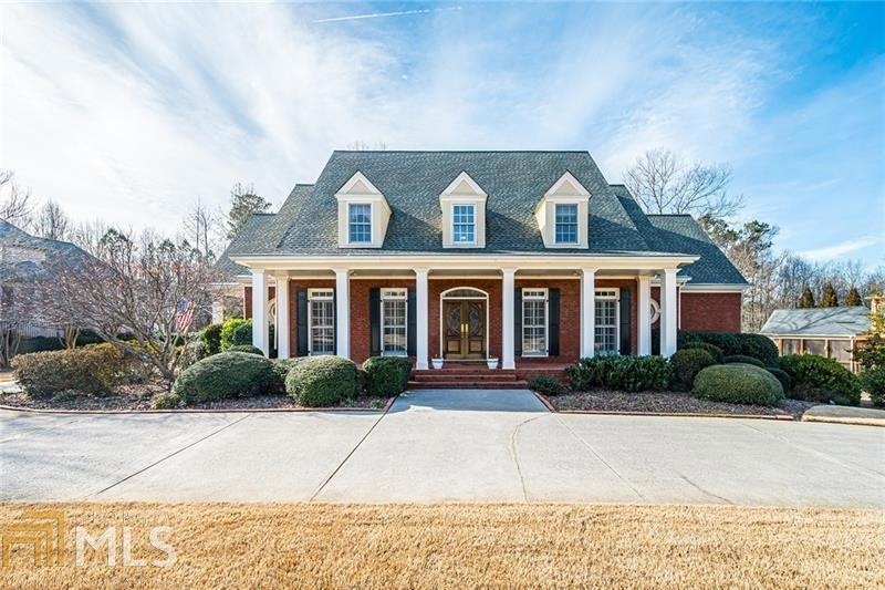Circular drive adds to the outstanding curb appeal