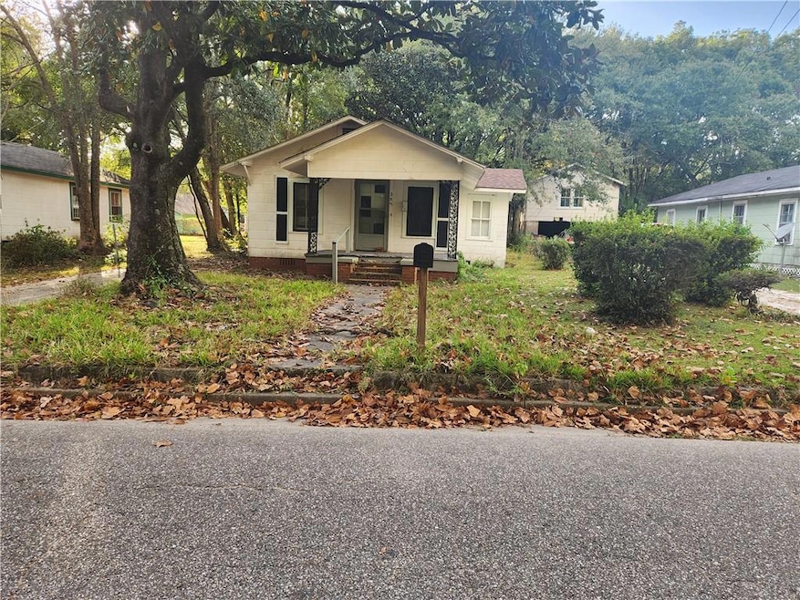 View of front of home featuring a porch