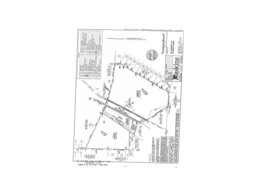 Plat Map.
