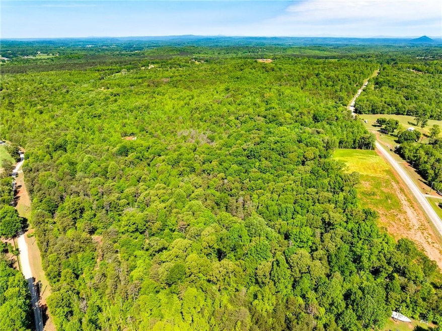 Aerial view. 12.06 acre tract is on the left, off 