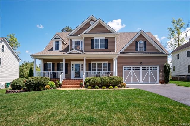 This beautiful home comes with a full length porch