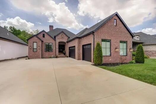 front of the house