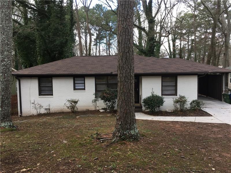 Front view of home