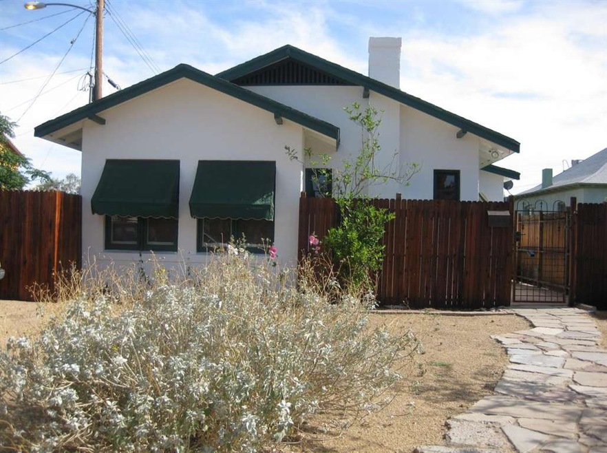 Front view of the house