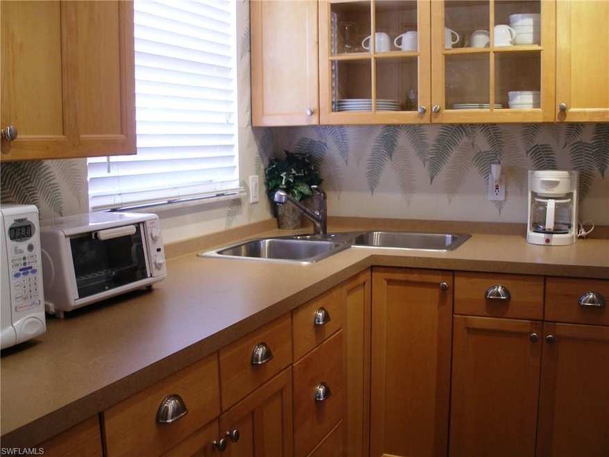 The remodeled kitchen features solid maples cabine