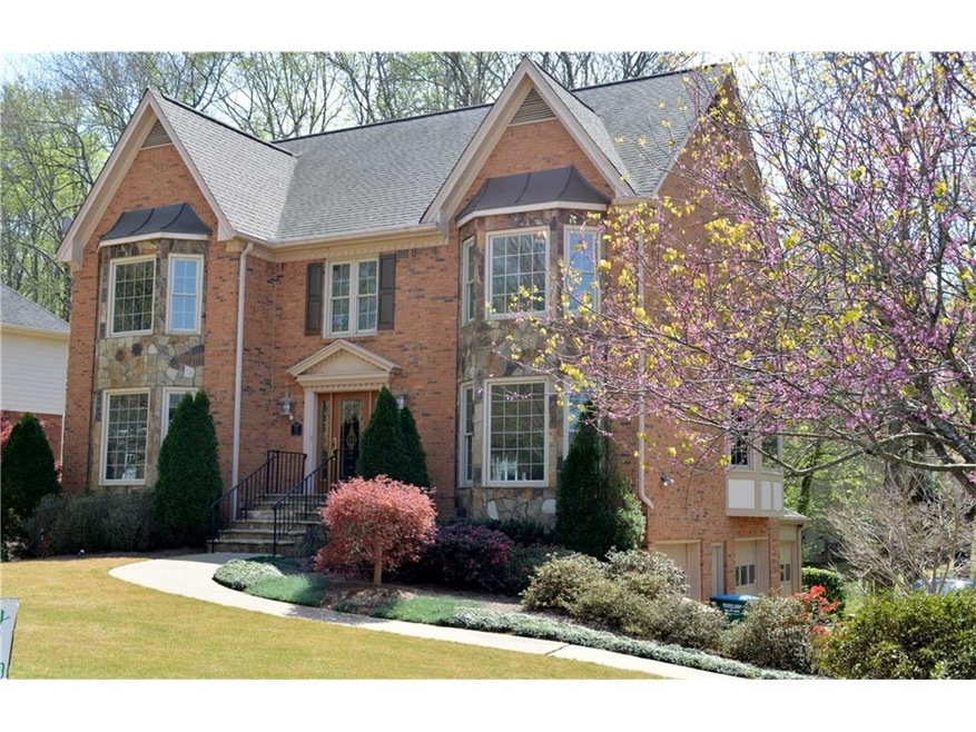 Spring time front view