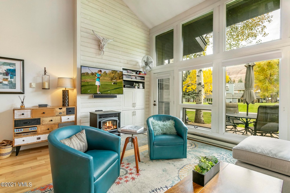 Living Room with Pellet Stove