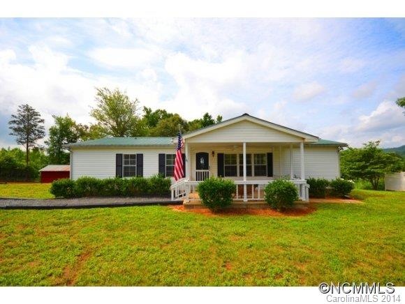 Front of doublewide home