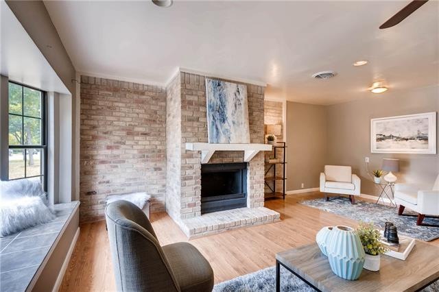 Family room in main house.  Has a little nook at r