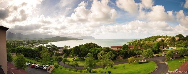 Enjoy spectacular views of Kaneohe Bay and the Koo