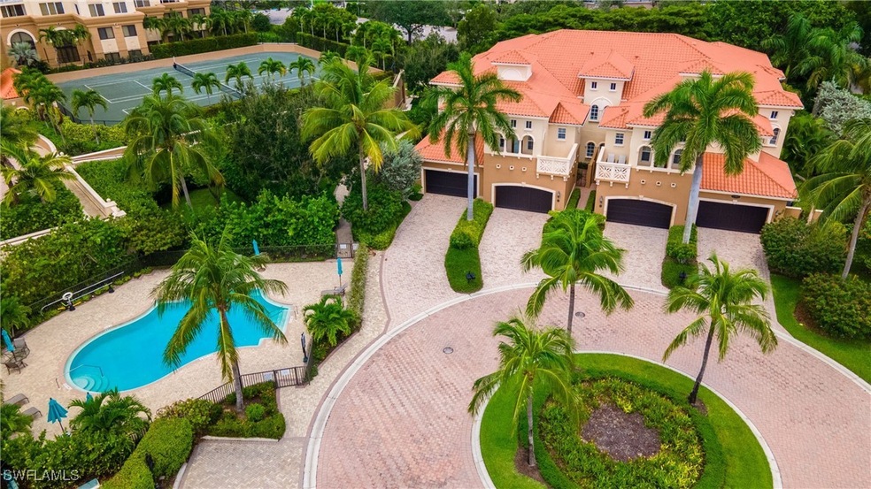 Aerial Shot - Pool - Tennis - Villa