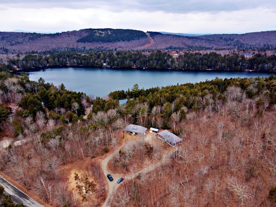 Exterior with Harriman Pond