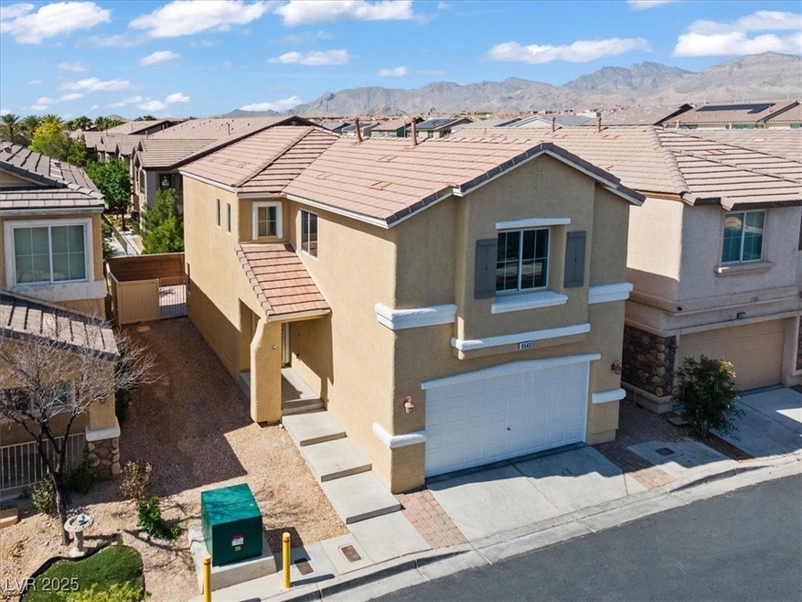 View of front of property featuring stucco siding,