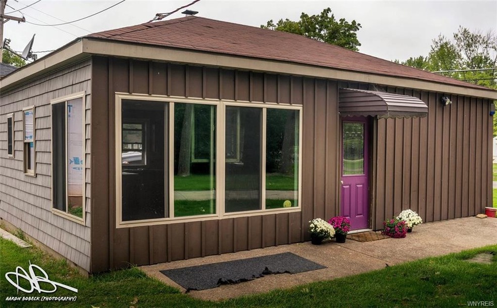 Well maintained exterior matches the primary resid