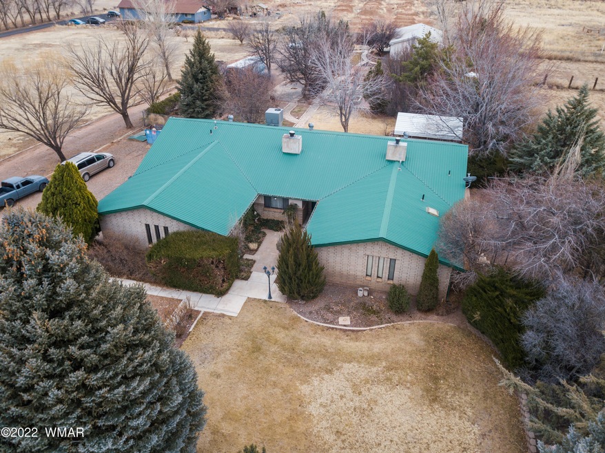 Front aerial view