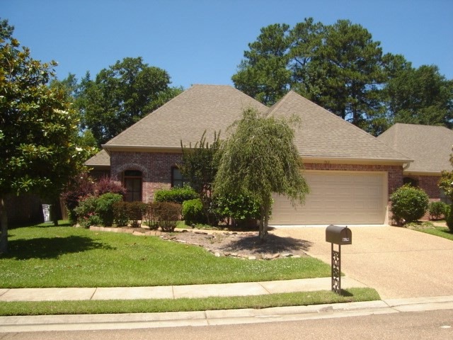 Landscaped front yard