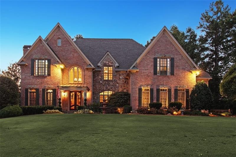 Beautiful 4 sided brick custom home with stone acc