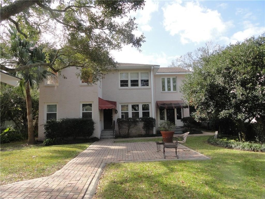 Exterior front (street side). Lovely patio that is