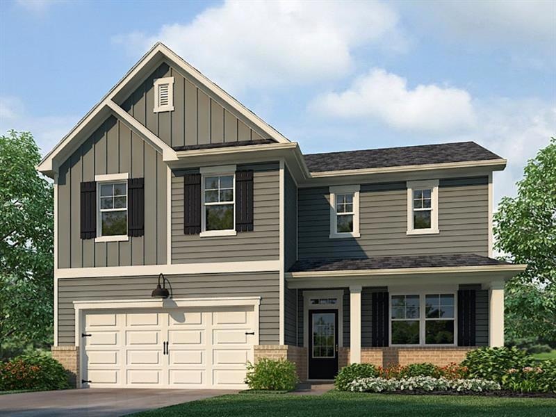 Color Rendering. Not actual home.Sample same plan.
