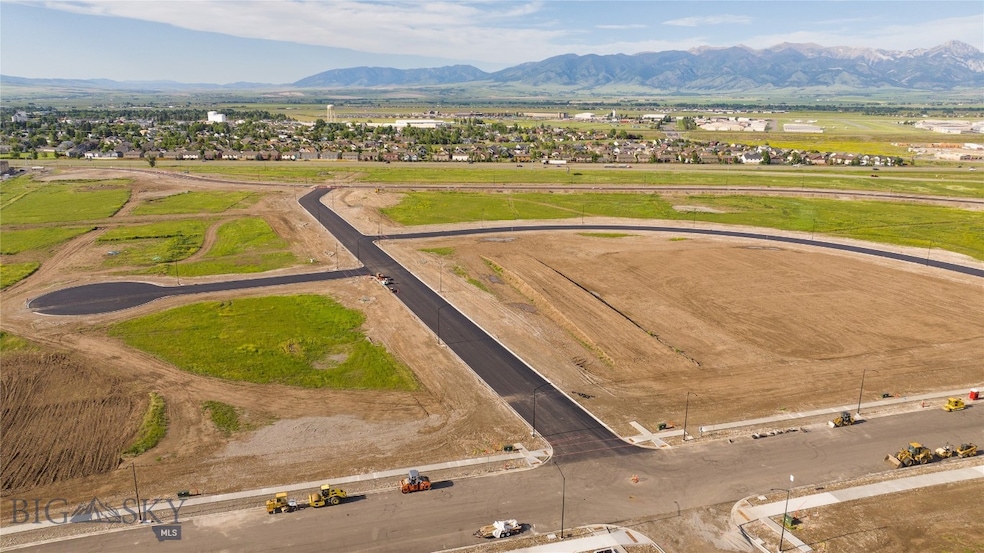 Looking NE, with Block 4, Lot 3 along I-90