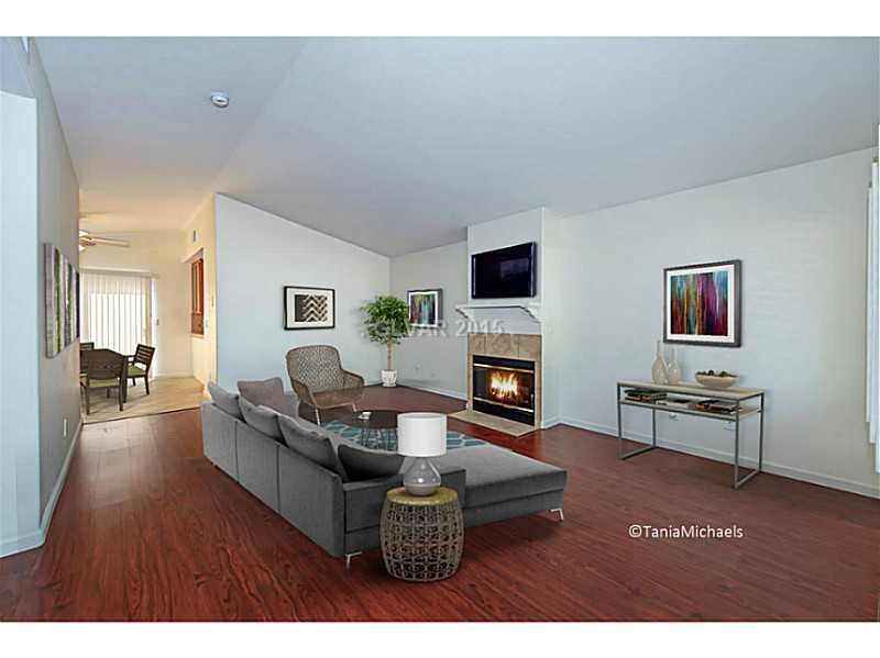 Property Photo. Great room with gas fireplace, vau