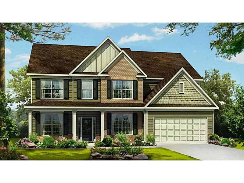 Exterior Front. The Fieldstone  **Home is currentl