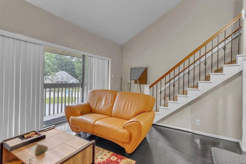 Downstairs living room.