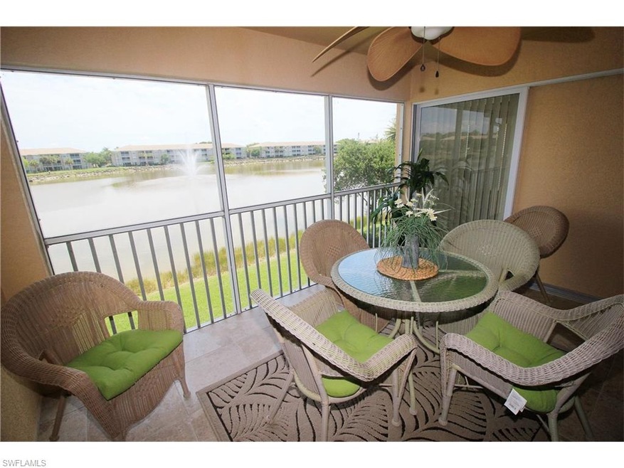 Wonderful view from back lanai, slider to living a