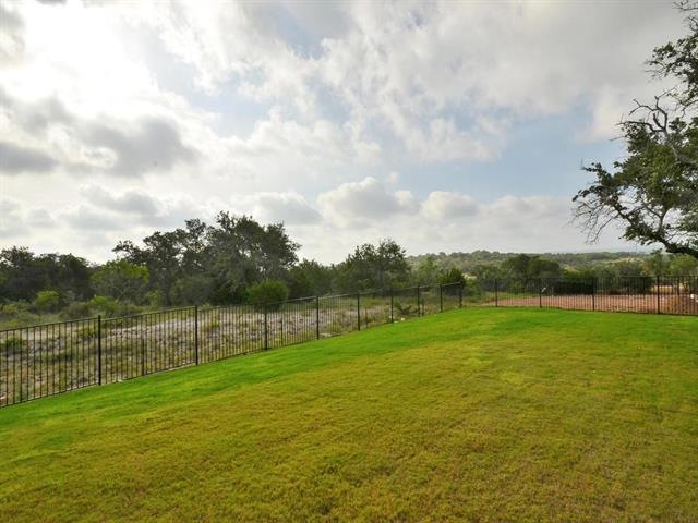 Private backyard with a view