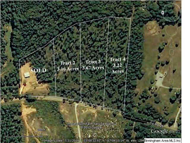 Areial Map showing all the lots.