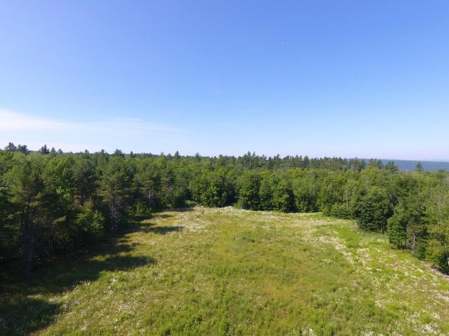 Aerial view of land