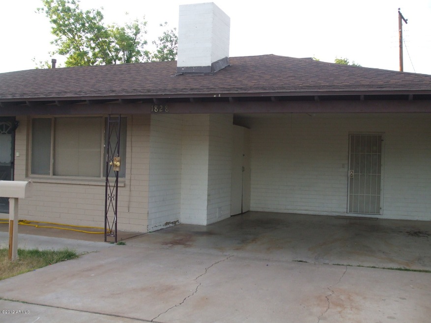 Front of the house