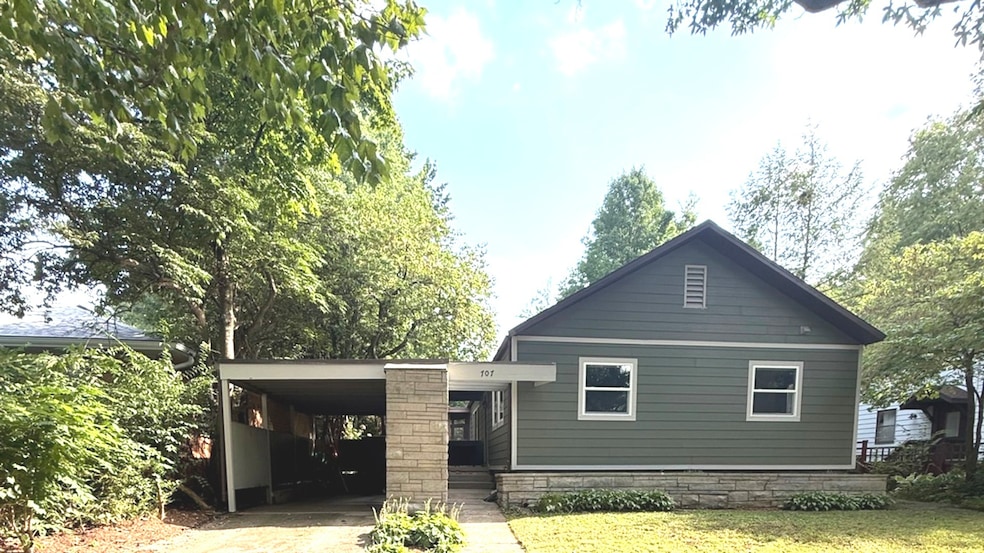 attached carport/ garage