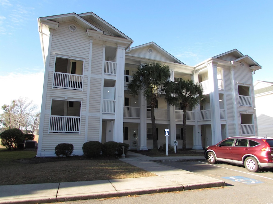 View of building exterior.