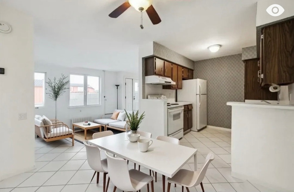 Living area with Kitchen.