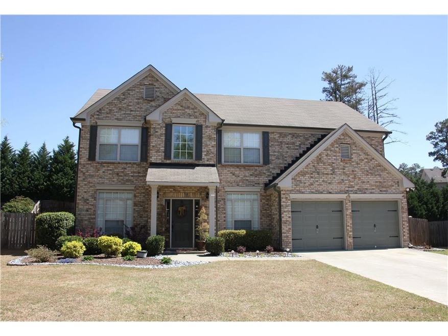 Gorgeous home with fresh exterior paint.