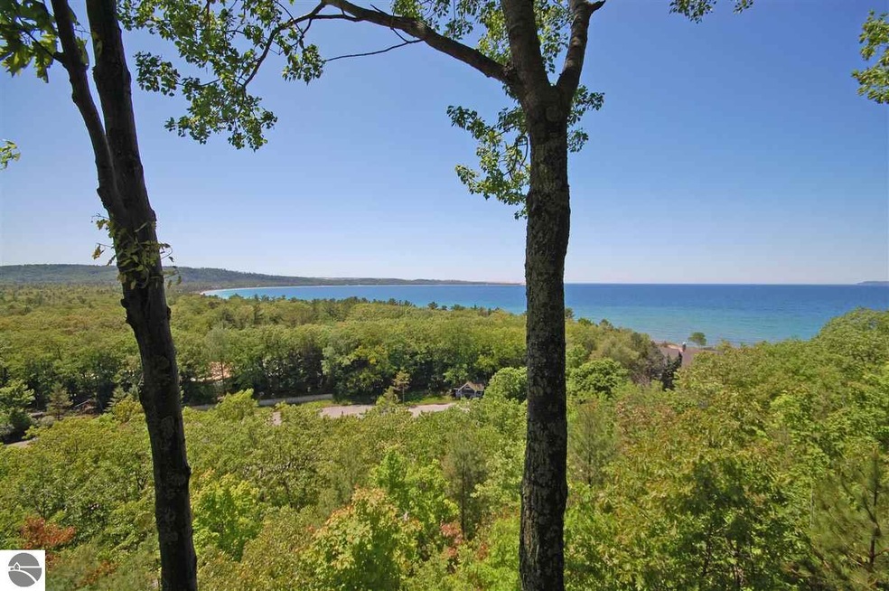 The beautiful view from the deck of the condo, loo