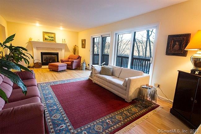 Living Room with gas burning fireplace and seasona
