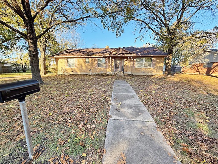 View of single story home