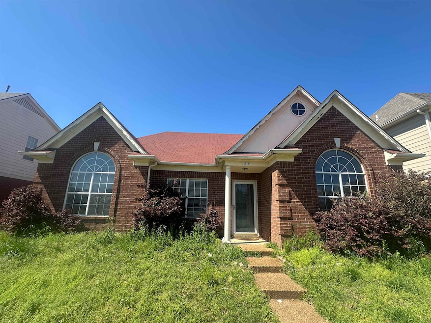View of front of property featuring brick siding