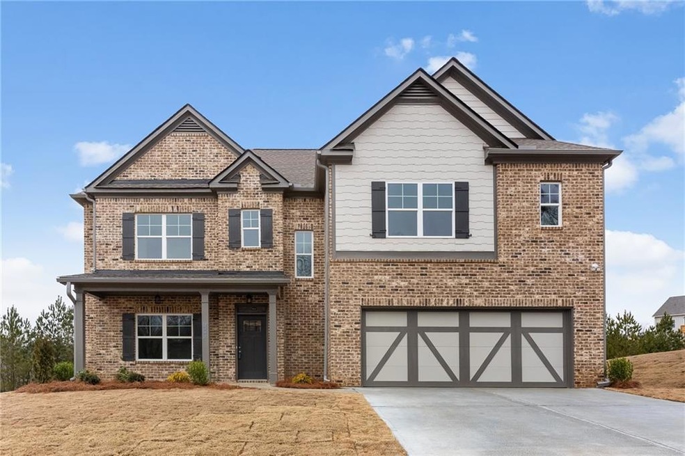 Craftsman-style home with a garage