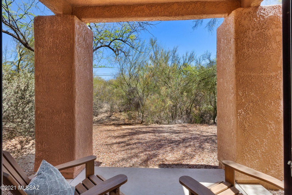 Patio Backs to Desert
